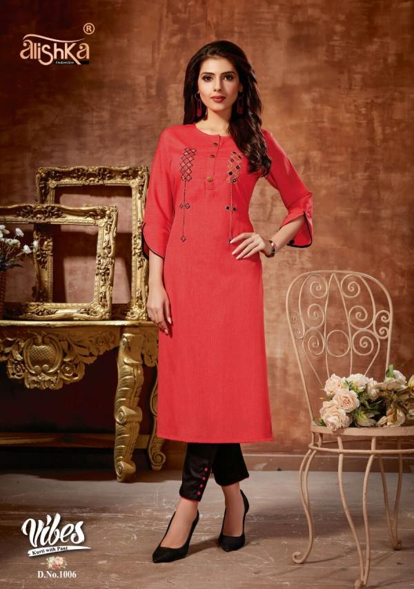 Alishka Vibes Rayon kurti With Bottom